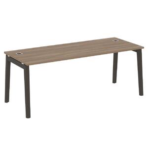Кабинет руководителя Onix Wood Direct Стол руководителя OW.SRR-6.8 Белый бриллиант/Дуб тёмный 1980х800х750