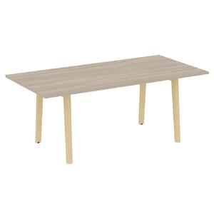 Кабинет руководителя Onix Wood Direct Стол переговорный OW.PRG-19 Дуб аризона/Дуб светлый 1980х980х750