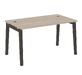 Кабинет руководителя Onix Wood Direct Стол руководителя OW.SRR-3.8 Дуб аттик/Дуб тёмный 1380х800х750