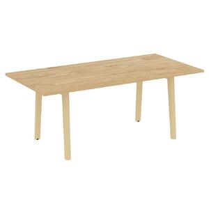 Кабинет руководителя Onix Wood Direct Стол переговорный OW.PRG-19 Дуб аризона/Дуб светлый 1980х980х750