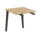 Кабинет руководителя Onix Wood Direct Брифинг-приставка OW.BR-7 Тиквуд светлый/Дуб тёмный 780х720х750