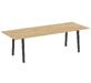 Кабинет руководителя Onix Wood Direct Стол переговорный OW.PRG-25 Тиквуд светлый/Дуб тёмный 2580х980х750