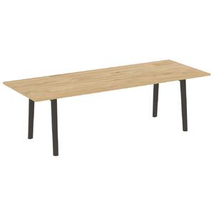 Кабинет руководителя Onix Wood Direct Стол переговорный OW.PRG-25 Дуб аризона/Дуб тёмный 2580х980х750