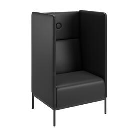 Мягкое кресло Andorra ADR36810001 Экокожа Черный 770х680х1295