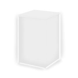 Ресепшн Onix Накладка угловая высокая внешняя с подсветкой левая О.R-NU.V.VNE.S (L) Белый бриллиант 432x432x674