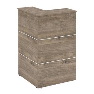 Ресепшн Onix Модуль угловой внешний правый О.R-MU.VNE (R) Тиквуд тёмный 736x736x1160