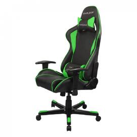 Компьютерное кресло DXRacer OH/FE08/NE Экокожа Черный/Зеленый
