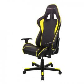 Компьютерное кресло DXRacer OH/FE08/NY Экокожа Черный/Желтый