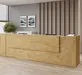 Стойка ресепшн Оникс (Onix) Тиквуд светлый/Белый бриллиант