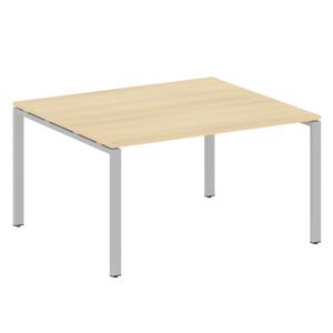 Офисная мебель Метал Систем Перег. стол (1 столешница) на П-образном м/к БП.ПРГ-1.3 Дуб наварра/Антрацит 1400х1235х750 (155417)