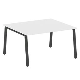 Офисная мебель Metal system Перег. стол (1 столешница) на А-образном м/к БА.ПРГ-1.3 Белый/Антрацит 1400х1235х750
