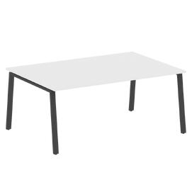 Офисная мебель Metal system Перег. стол (1 столешница) на А-образном м/к БА.ПРГ-1.5 Белый/Антрацит 1800х1235х750