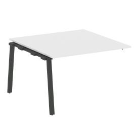 Офисная мебель Metal system Проходной элемент перег. стола на А-образном м/к БА.ППРГ-2 Белый/Антрацит 1200х1235х750