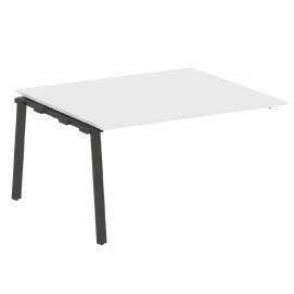 Офисная мебель Metal system Проходной элемент перег. стола на А-образном м/к БА.ППРГ-3 Белый/Антрацит 1400х1235х750
