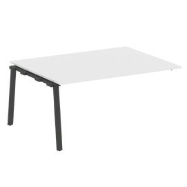 Офисная мебель Metal system Проходной элемент перег. стола на А-образном м/к БА.ППРГ-4 Белый/Антрацит 1600х1235х750