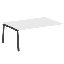 Офисная мебель Metal system Проходной элемент перег. стола на А-образном м/к БА.ППРГ-5 Белый/Антрацит 1800х1235х750