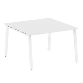 Офисная мебель Metal system Перег. стол (1 столешница) на А-образном м/к БА.ПРГ-1.2 Белый/Белый 1200х1235х750