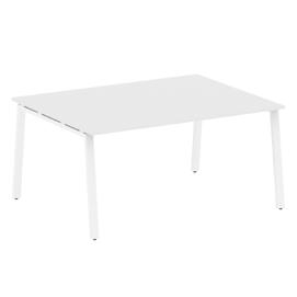 Офисная мебель Metal system Перег. стол (1 столешница) на А-образном м/к БА.ПРГ-1.4 Белый/Белый 1600х1235х750