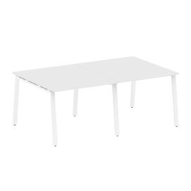 Офисная мебель Metal system Перег. стол (2 столешницы) на А-образном м/к БА.ПРГ-2.1 Белый/Белый 2000х1235х750