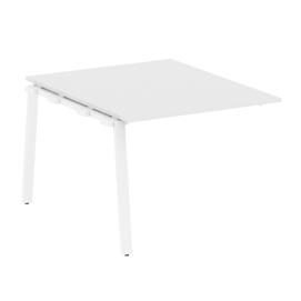 Офисная мебель Metal system Проходной элемент перег. стола на А-образном м/к БА.ППРГ-1 Белый/Белый 1000х1235х750