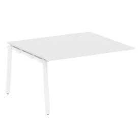 Офисная мебель Metal system Проходной элемент перег. стола на А-образном м/к БА.ППРГ-3 Белый/Белый 1400х1235х750