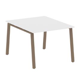 Офисная мебель Metal system Перег. стол (1 столешница) на А-образном м/к БА.ПРГ-1.1 Белый/Мокко 1000х1235х750
