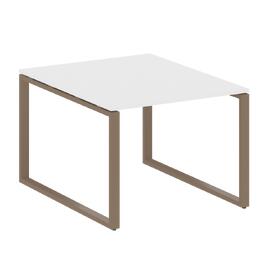 Офисная мебель Metal system Перег. стол (1 столешница) на О-образном м/к БО.ПРГ-1.1 Белый/Мокко 1000х1235х750