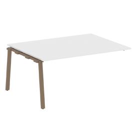 Офисная мебель Metal system Проходной элемент перег. стола на А-образном м/к БА.ППРГ-4 Белый/Мокко 1600х1235х750