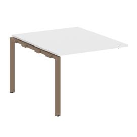 Офисная мебель Metal system Проходной элемент перег. стола на П-образном м/к БП.ППРГ-1 Белый/Мокко 1000х1235х750