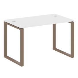 Офисная мебель Metal system Стол письменный на О-образном м/к БО.СП-2 Белый/Мокко 1200х720х750