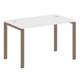 Офисная мебель Metal system Стол письменный на П-образном м/к БП.СП-2 Белый/Мокко 1200х720х750