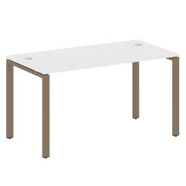 Офисная мебель Metal system Стол письменный на П-образном м/к БП.СП-3 Белый/Мокко 1400х720х750