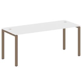Офисная мебель Metal system Стол письменный на П-образном м/к БП.СП-5 Белый/Мокко 1800х720х750