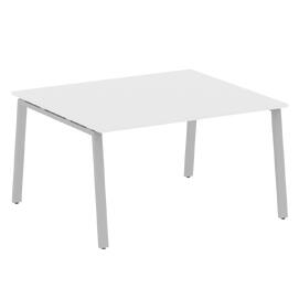 Офисная мебель Metal system Перег. стол (1 столешница) на А-образном м/к БА.ПРГ-1.3 Белый/Серый 1400х1235х750