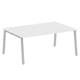 Офисная мебель Metal system Перег. стол (1 столешница) на А-образном м/к БА.ПРГ-1.5 Белый/Серый 1800х1235х750