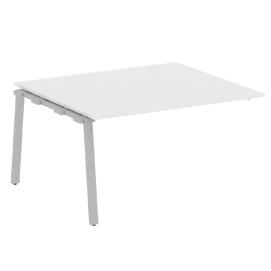 Офисная мебель Metal system Проходной элемент перег. стола на А-образном м/к БА.ППРГ-3 Белый/Серый 1400х1235х750