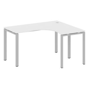 Офисная мебель Metal system Стол криволинейный правый на П-образном м/к БП.СА-3 (R) Акация Лорка/Белый 1400х1200х750