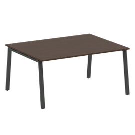 Офисная мебель Metal system Перег. стол (1 столешница) на А-образном м/к БА.ПРГ-1.4 Венге Цаво/Антрацит 1600х1235х750