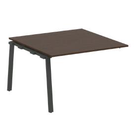 Офисная мебель Metal system Проходной элемент перег. стола на А-образном м/к БА.ППРГ-2 Венге Цаво/Антрацит 1200х1235х750