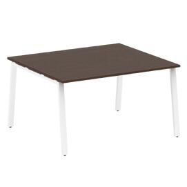 Офисная мебель Metal system Перег. стол (1 столешница) на А-образном м/к БА.ПРГ-1.3 Венге Цаво/Белый 1400х1235х750