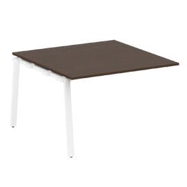 Офисная мебель Metal system Проходной элемент перег. стола на А-образном м/к БА.ППРГ-2 Венге Цаво/Белый 1200х1235х750