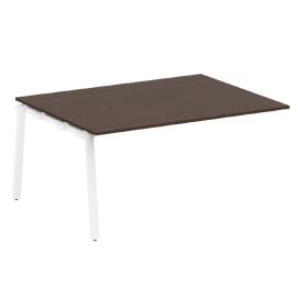 Офисная мебель Metal system Проходной элемент перег. стола на А-образном м/к БА.ППРГ-4 Венге Цаво/Белый 1600х1235х750