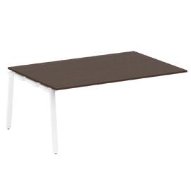 Офисная мебель Metal system Проходной элемент перег. стола на А-образном м/к БА.ППРГ-5 Венге Цаво/Белый 1800х1235х750