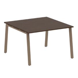 Офисная мебель Metal system Перег. стол (1 столешница) на А-образном м/к БА.ПРГ-1.2 Венге Цаво/Мокко 1200х1235х750