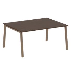 Офисная мебель Metal system Перег. стол (1 столешница) на А-образном м/к БА.ПРГ-1.4 Венге Цаво/Мокко 1600х1235х750