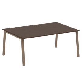 Офисная мебель Metal system Перег. стол (1 столешница) на А-образном м/к БА.ПРГ-1.5 Венге Цаво/Мокко 1800х1235х750