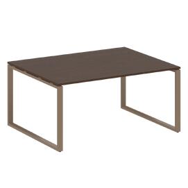 Офисная мебель Metal system Перег. стол (1 столешница) на О-образном м/к БО.ПРГ-1.4 Венге Цаво/Мокко 1600х1235х750
