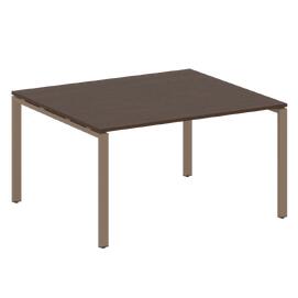 Офисная мебель Metal system Перег. стол (1 столешница) на П-образном м/к БП.ПРГ-1.3 Венге Цаво/Мокко 1400х1235х750