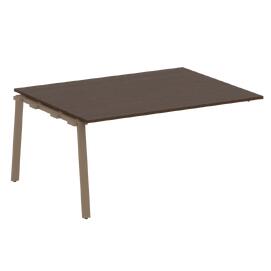 Офисная мебель Metal system Проходной элемент перег. стола на А-образном м/к БА.ППРГ-4 Венге Цаво/Мокко 1600х1235х750