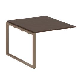 Офисная мебель Metal system Проходной элемент перег. стола на О-образном м/к БО.ППРГ-1 Венге Цаво/Мокко 1000х1235х750